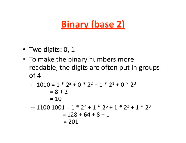 Number System Conversion | BCA | PPT