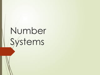 presentation on number system power point. | PPTX