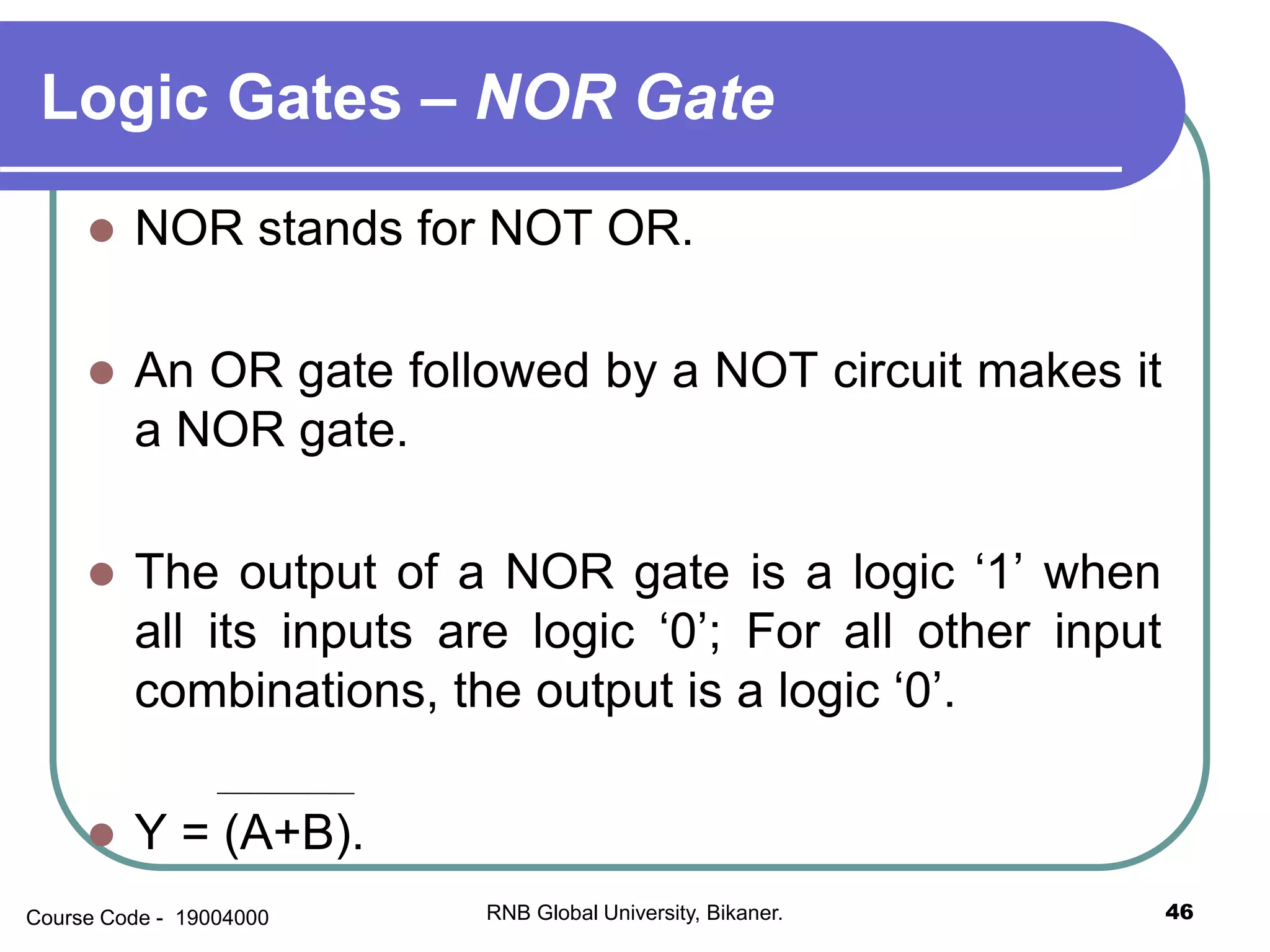 Number system logic gates | PPSX