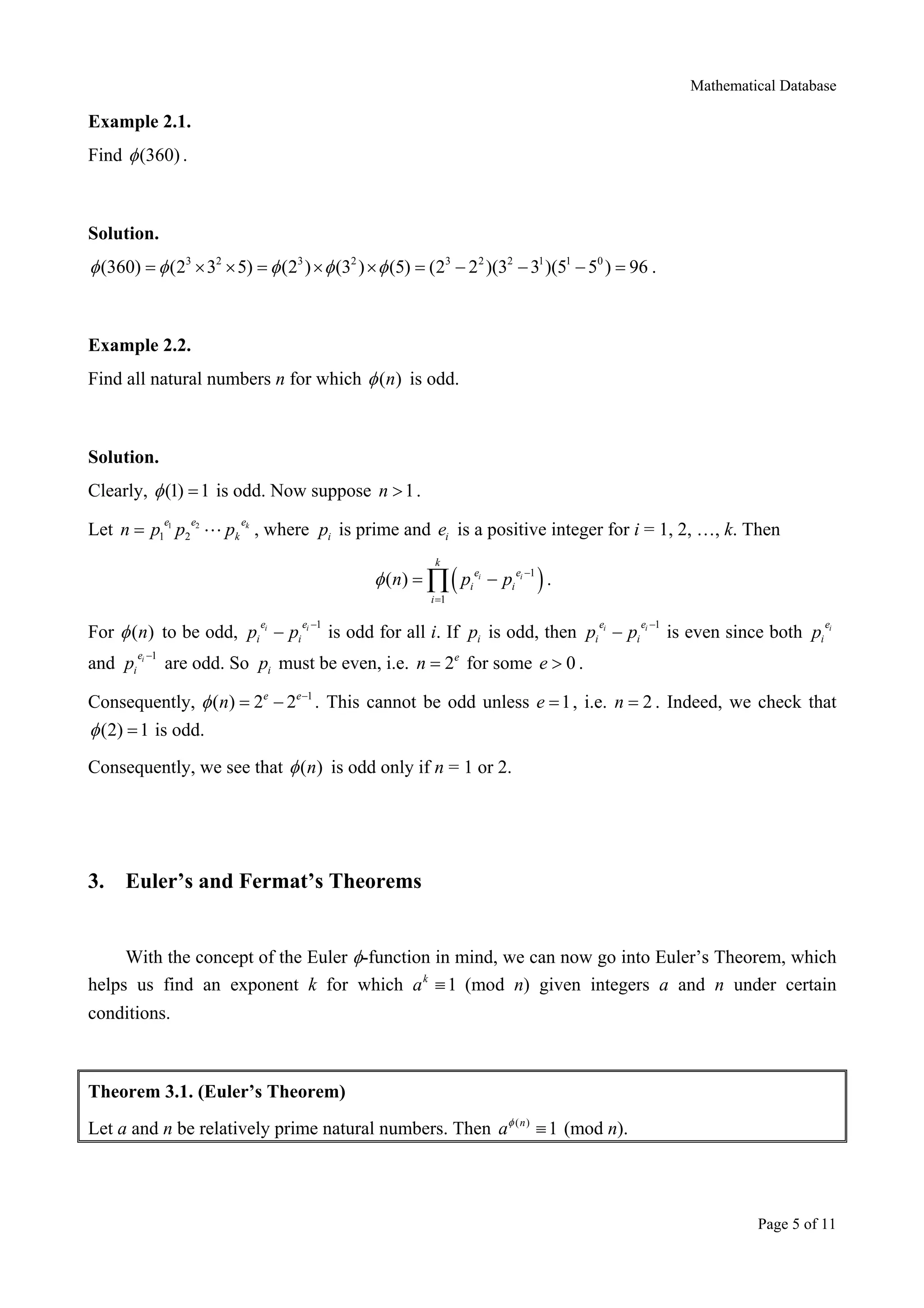 Number theory | PDF