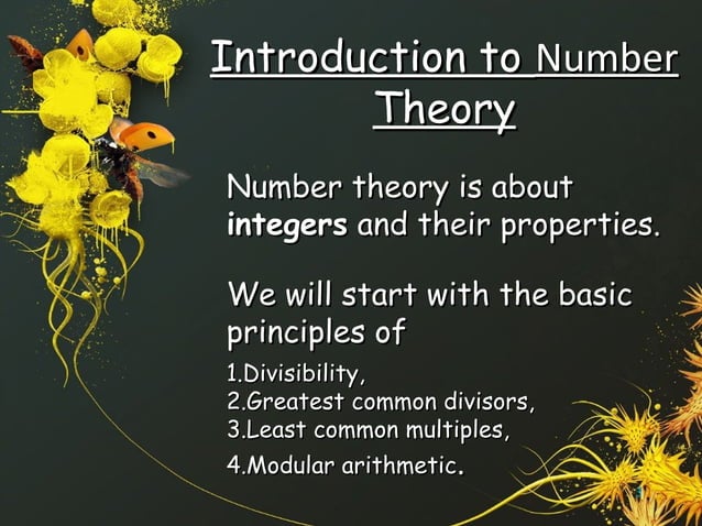 Number theory.ppt22 | PPT