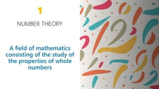 Number theory - Prime Numbers & GCD Algorithms | PPTX