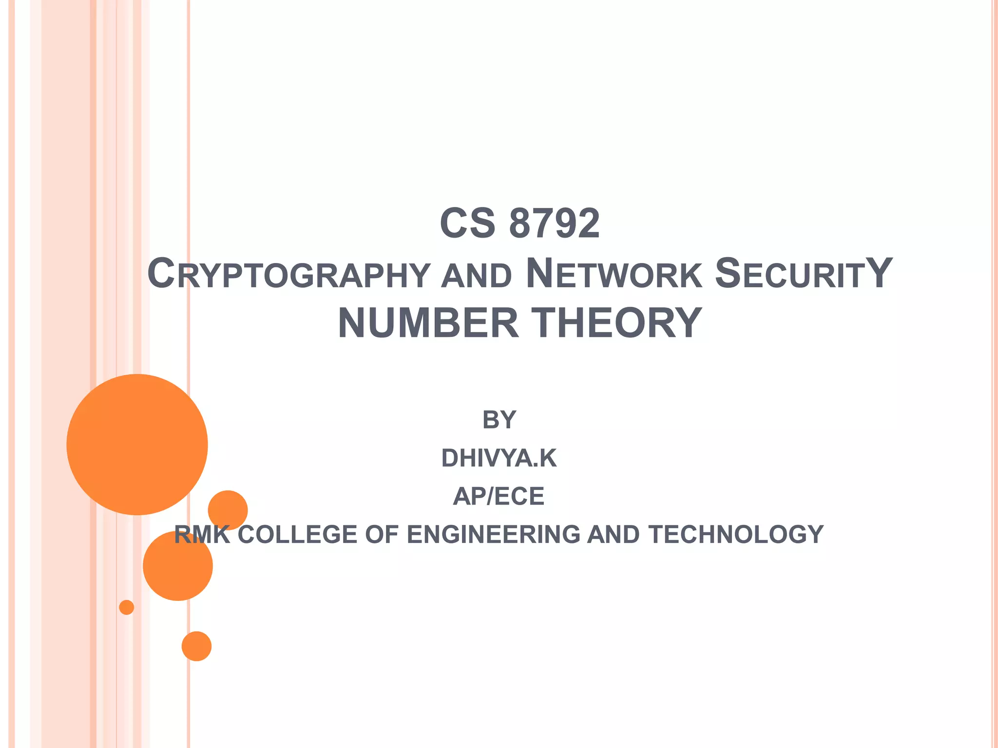 Number theory | PPT