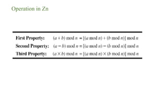 Operation in Zn
 