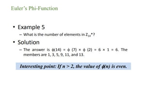 Euler’s Phi-Function
 