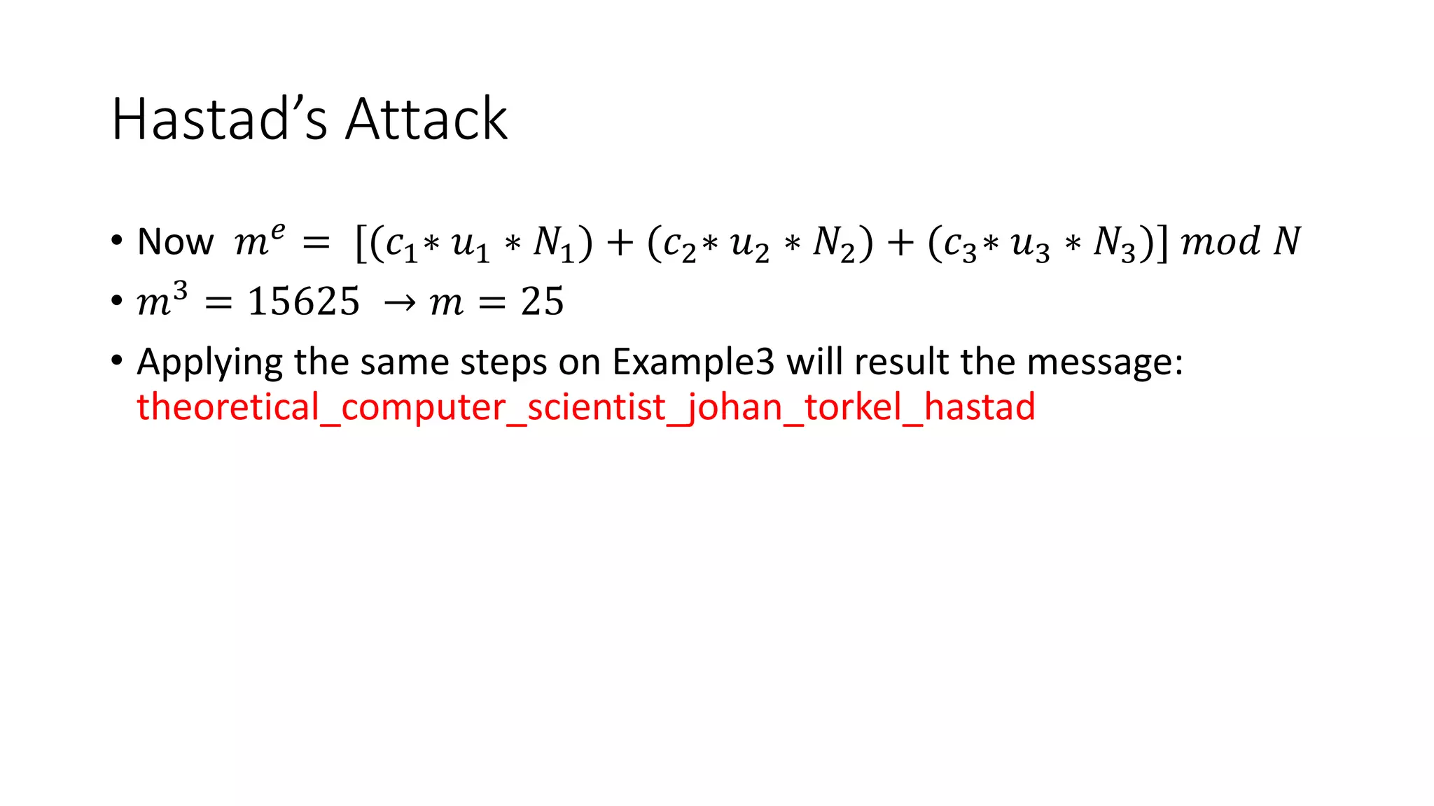 Number theory and cryptography | PPTX