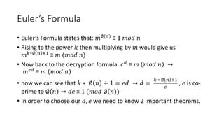 Number theory and cryptography | PPTX
