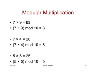 Number Theory and Its Applications in Cryptography | PDF