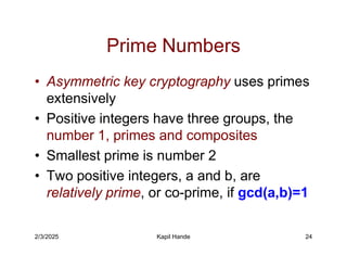 Cryptography Prime Number Examples Number Theory and Its Applications in Cryptography | PDF