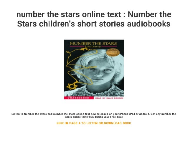 Number The Stars Online Text Number The Stars Children S Short Stor