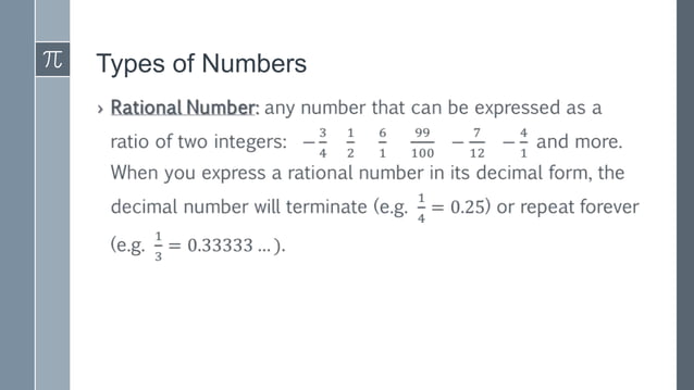 Number types | PPT