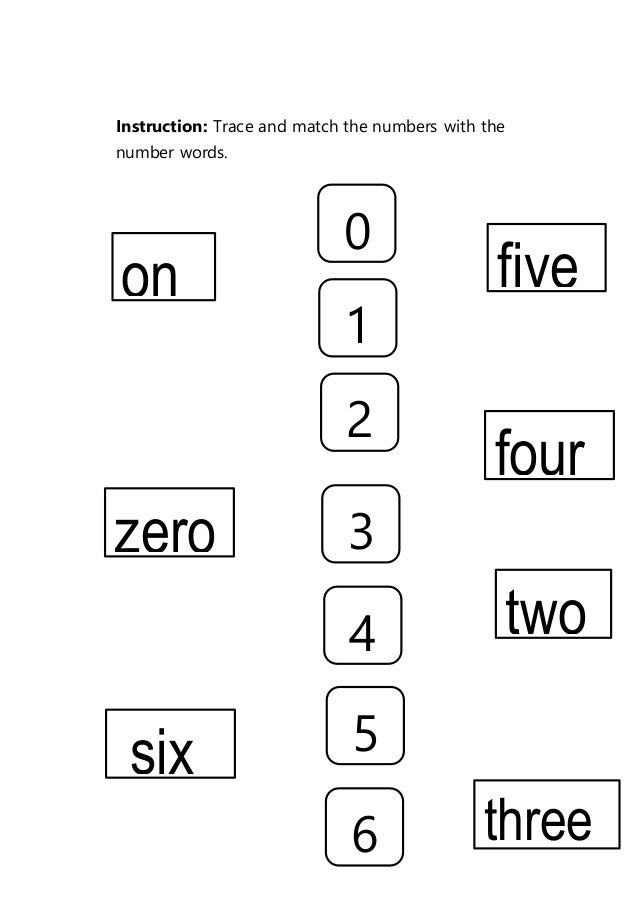 number words 1 10