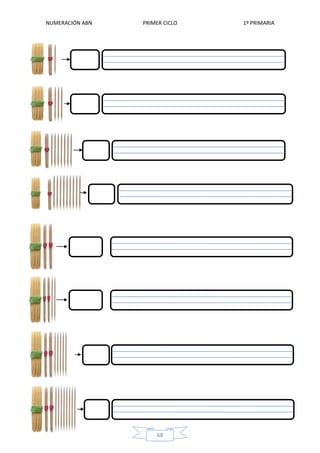 NUMERACIÓN ABN PRIMER CICLO 1º PRIMARIA
68
 