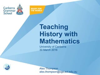 Numeracy in History | PPTX
