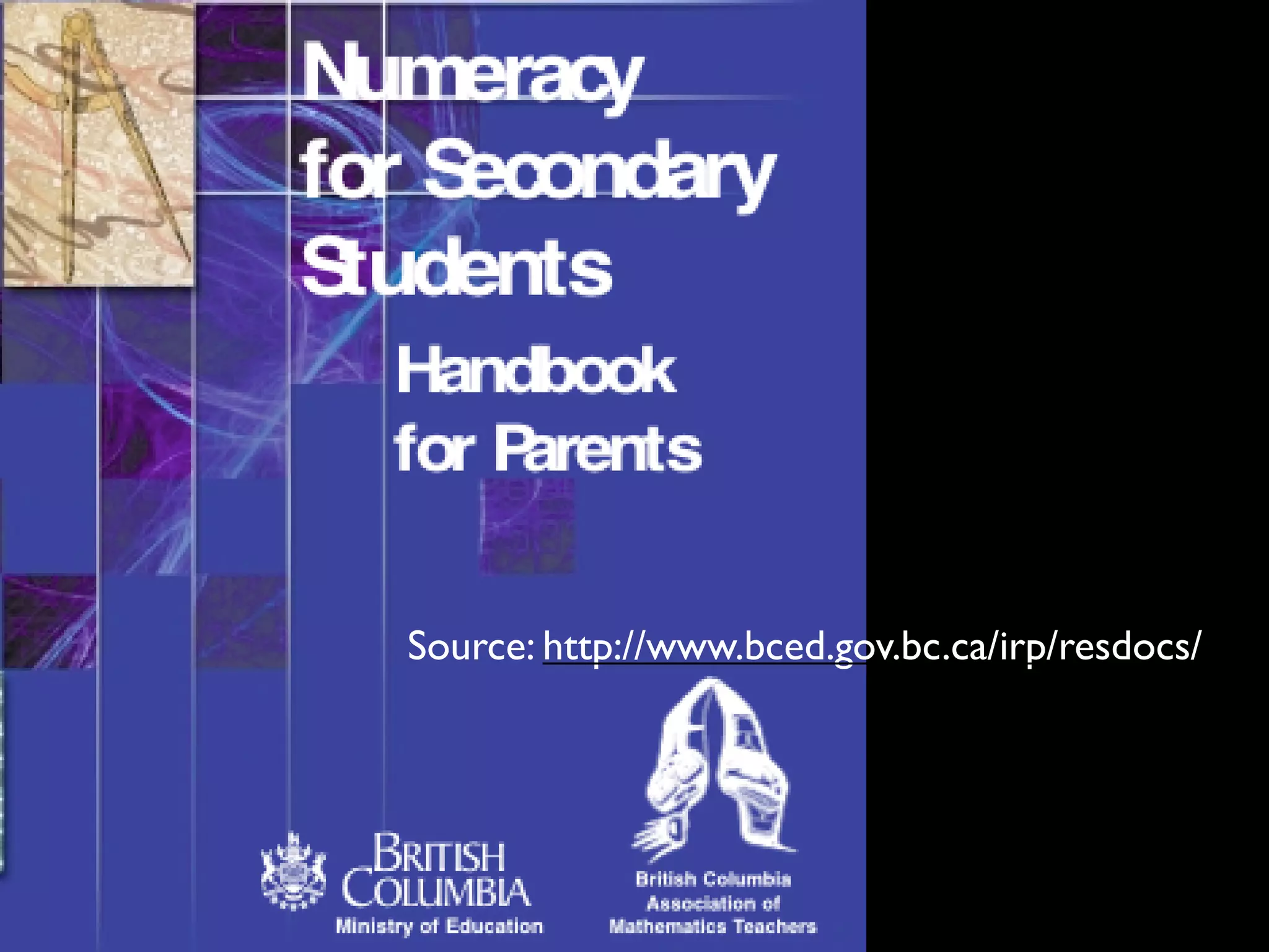 Numeracy Across the Curriculum v2.0