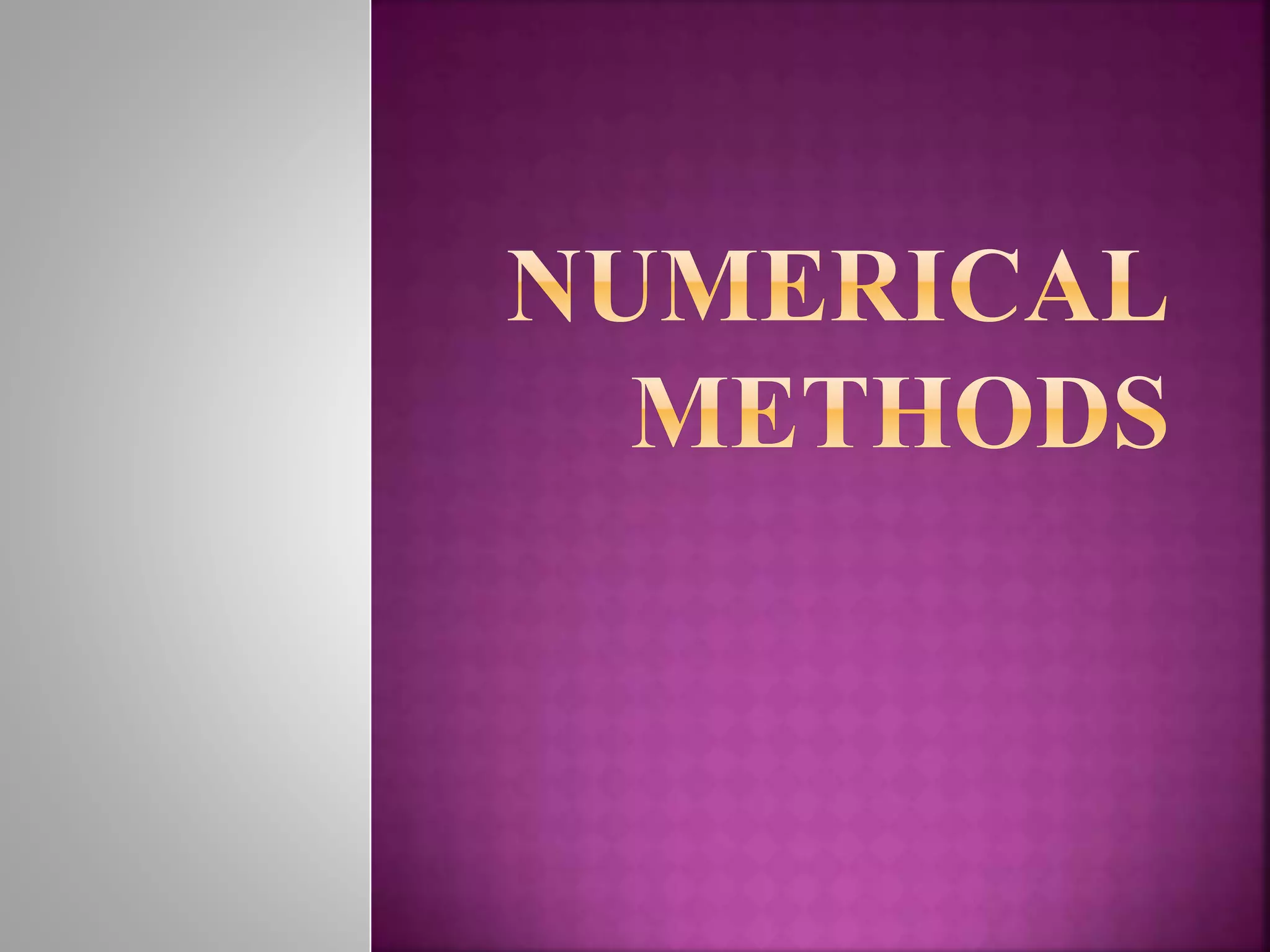 Numerical | PPTX