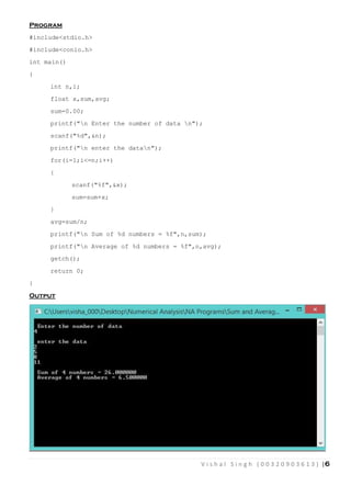 Numerical analysis | PDF