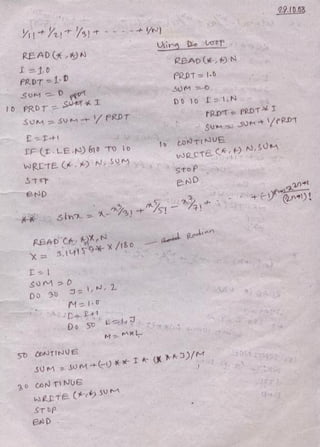 Numerical analysis & computer programming | PDF