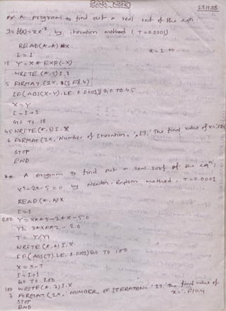 Numerical analysis & computer programming | PDF
