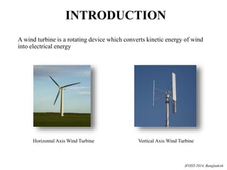 Numerical analysis of Vertical Axis Wind Turbine | PPTX