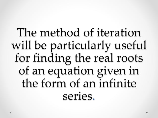 Numerical analysis ppt | PPT