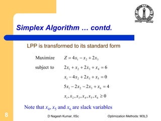 Numerical analysis simplex method 1 | PDF