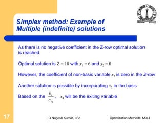 Numerical analysis simplex method 2 | PPT