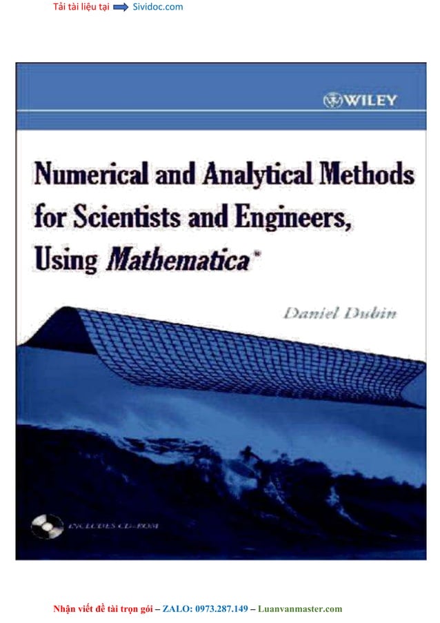 NUMERICAL AND ANALYTICAL METHODS FOR SCIENTISTS AND ENGINEERS USING