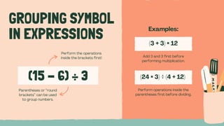 Grouping Ad Example Mastering Numerical Expressions: Order of Operations and Grouping ...