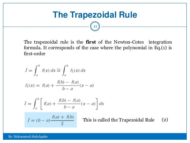 the trapezoidal rule t...
