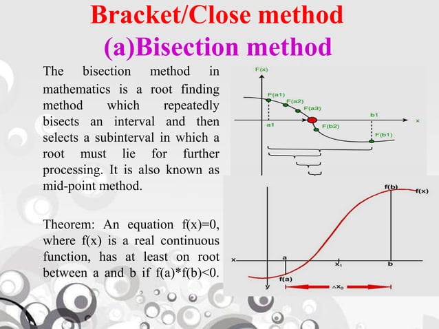 Numerical method for solving non linear equations | PDF