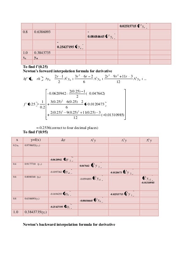Numerical Methods