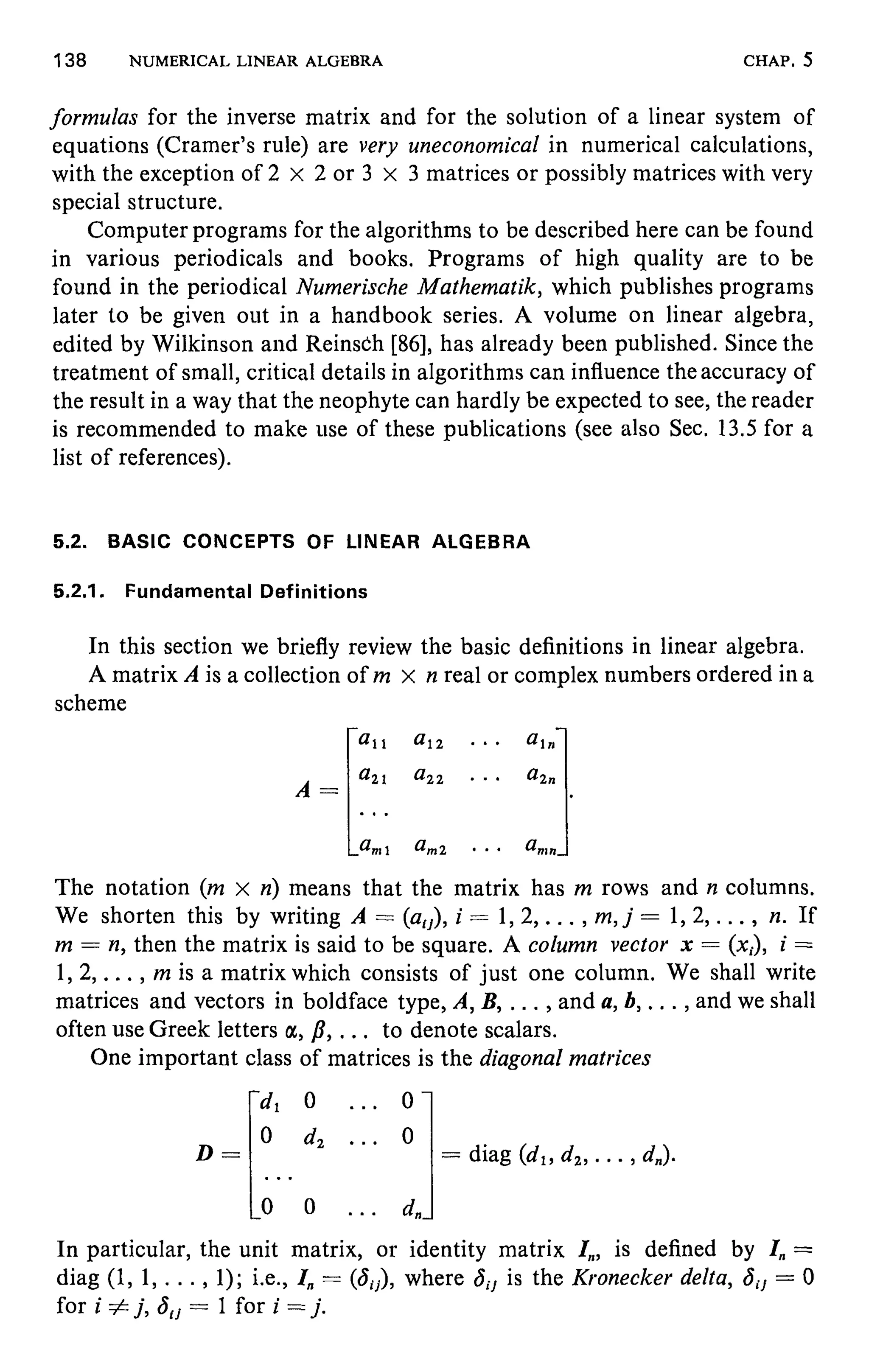 Numerical methods
