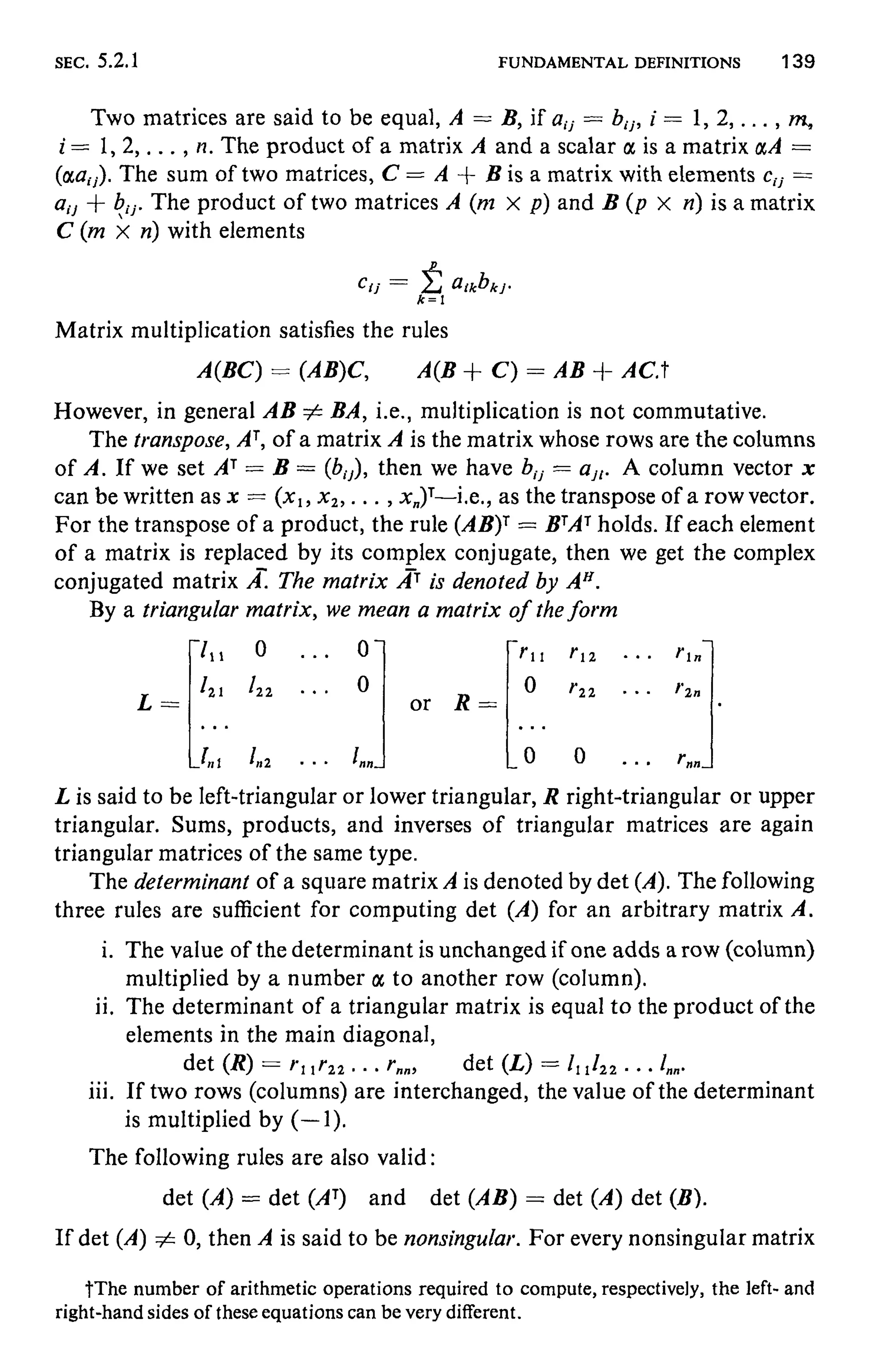 Numerical methods