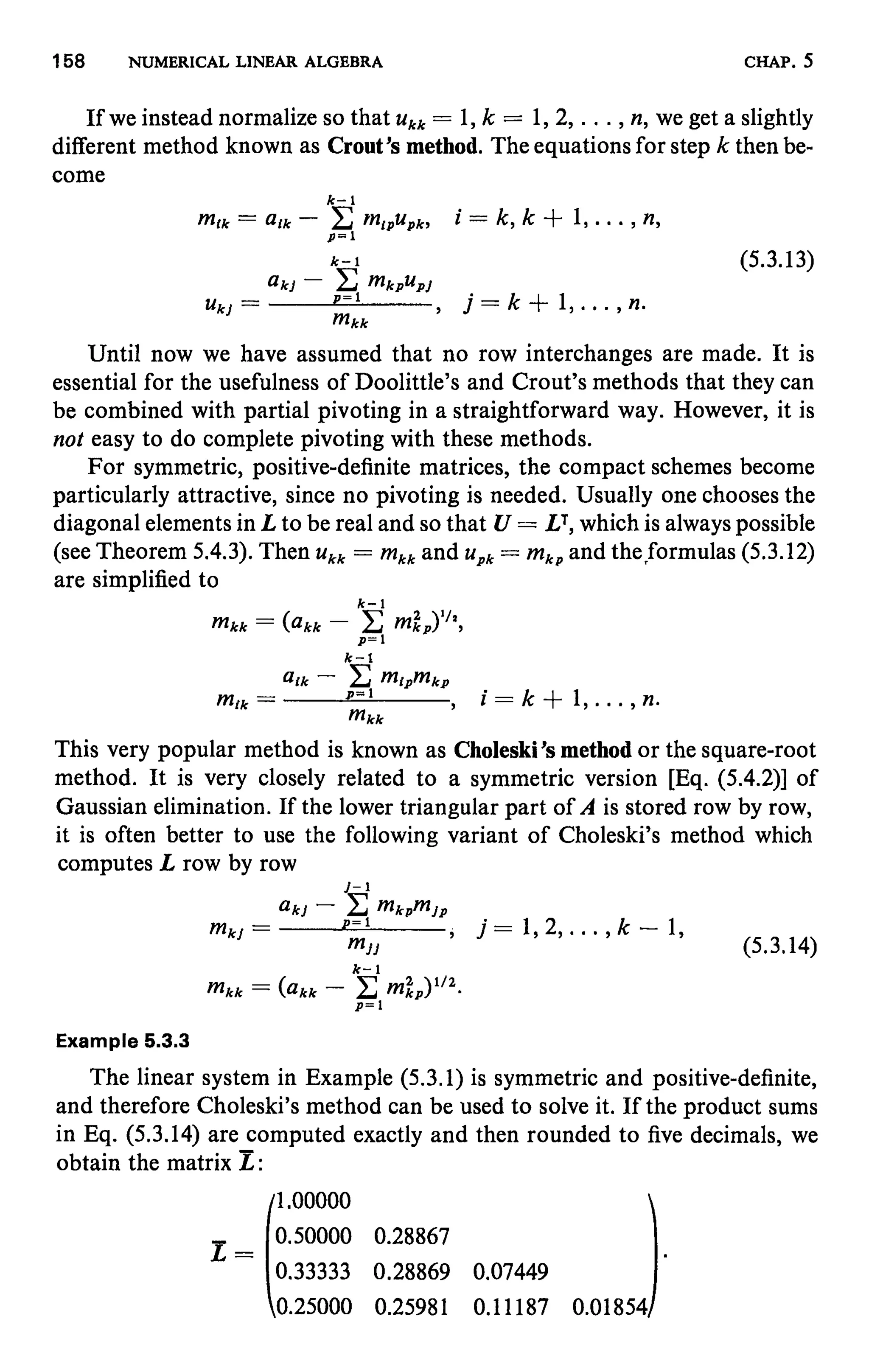 Numerical methods