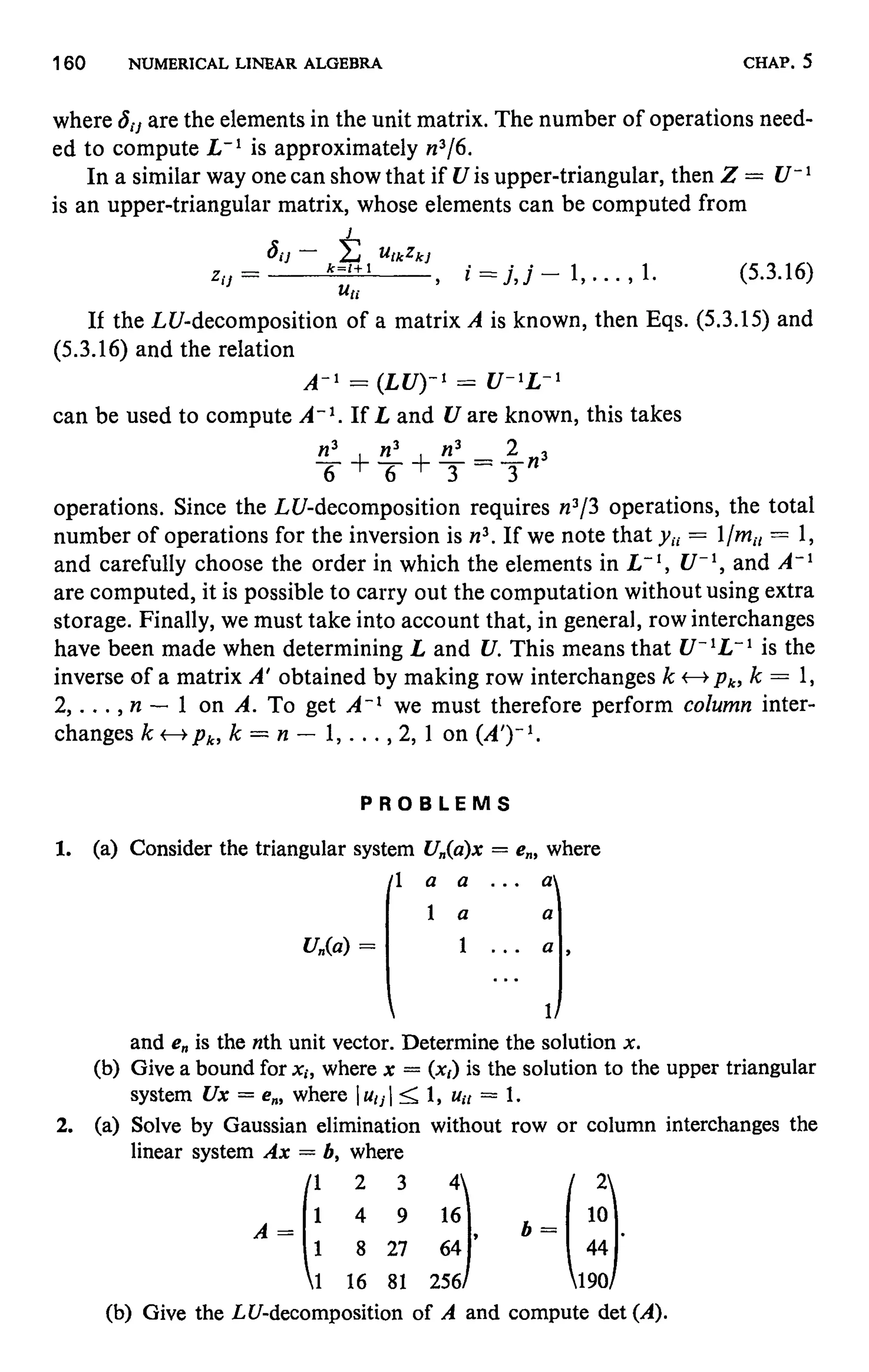 Numerical methods