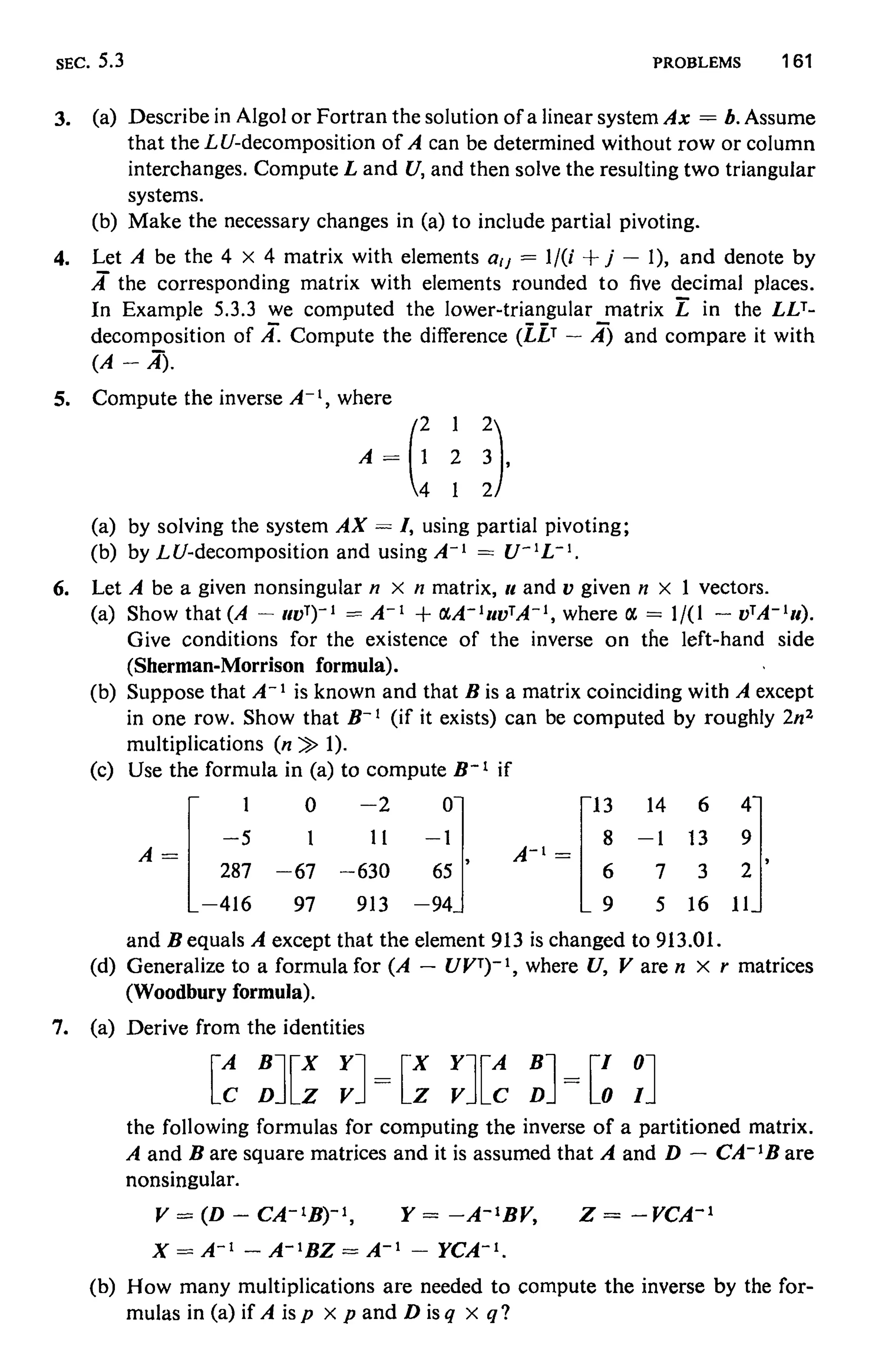 Numerical methods