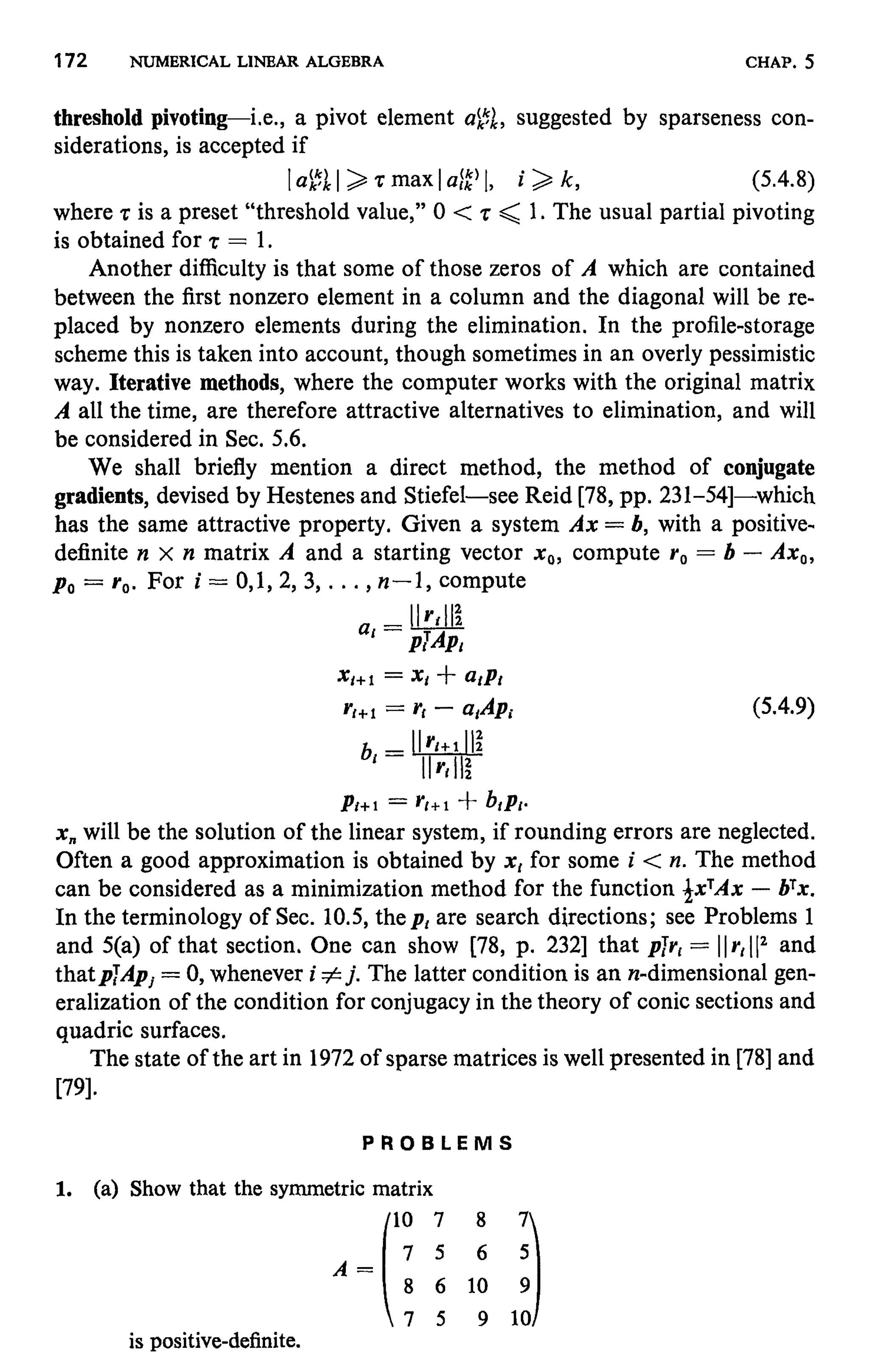 Numerical methods