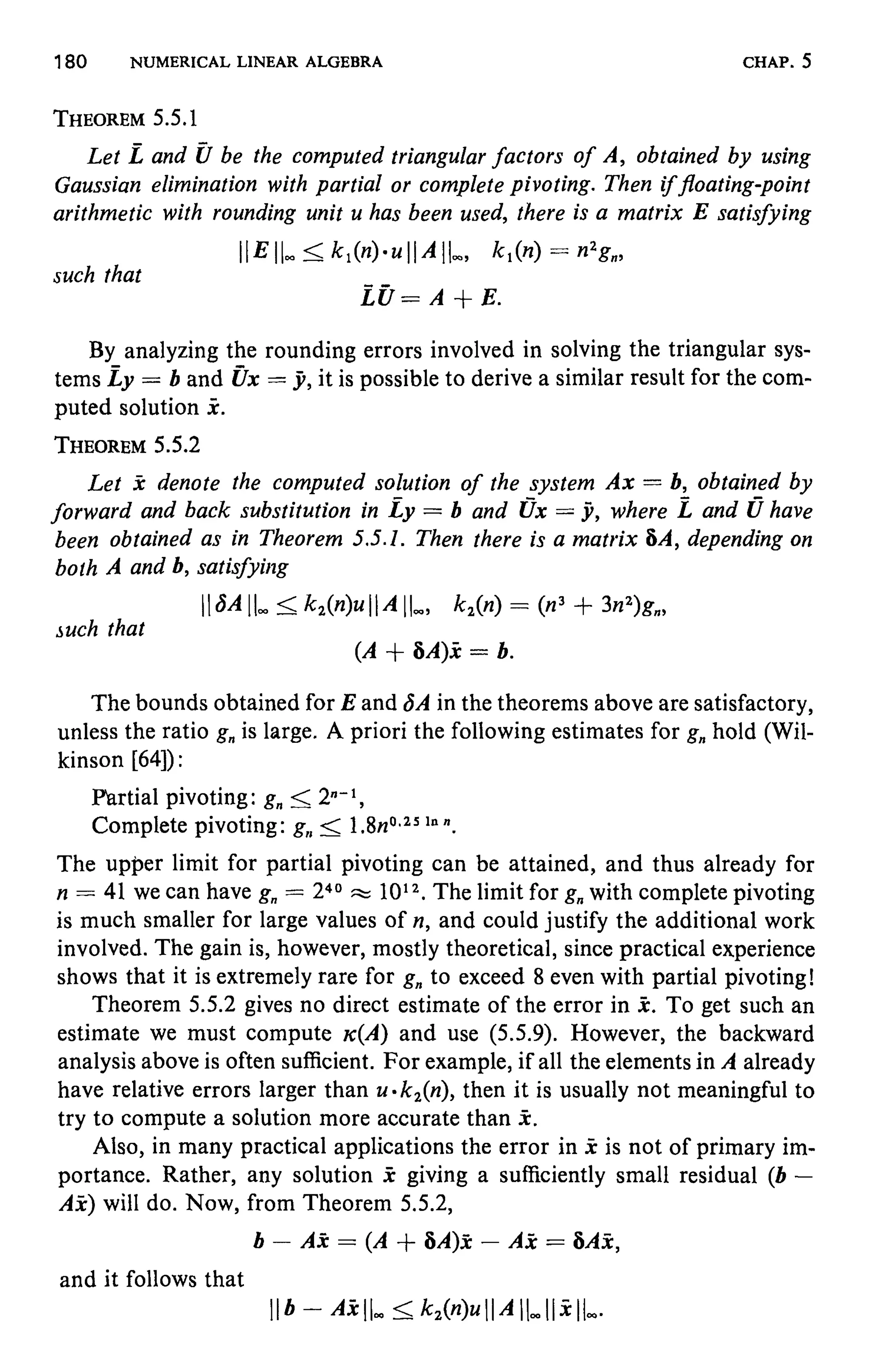 Numerical methods
