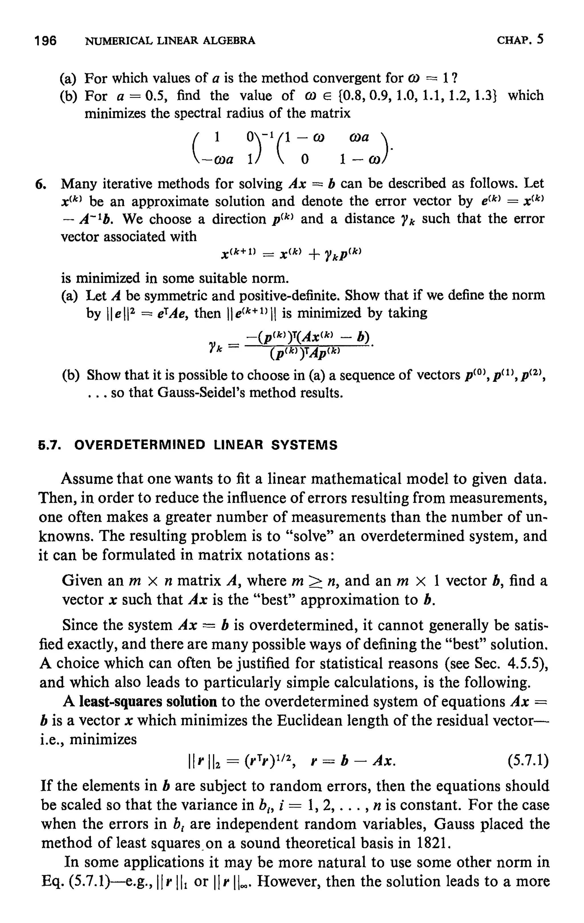 Numerical methods