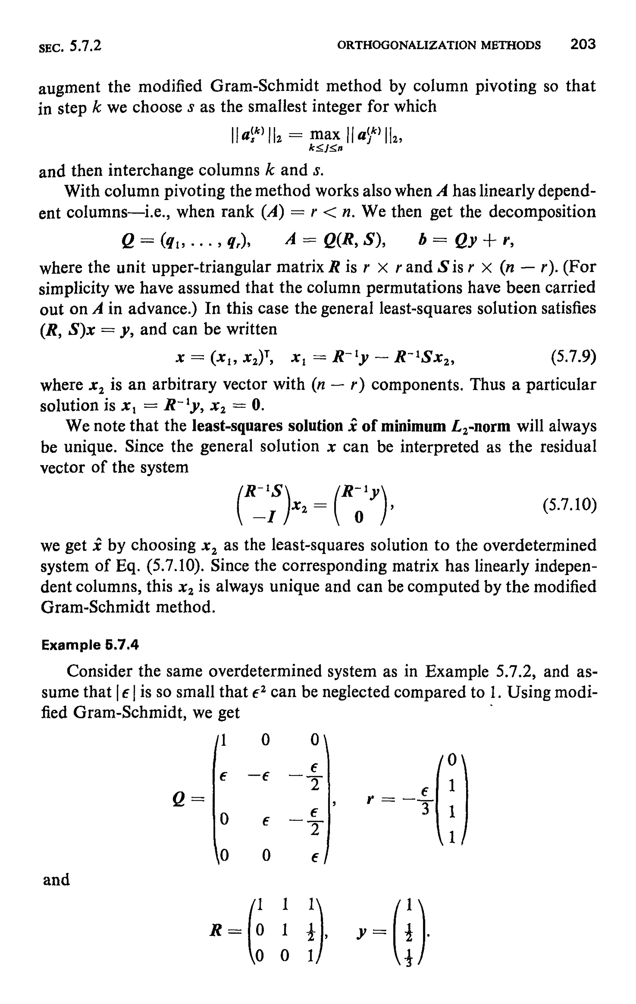 Numerical methods