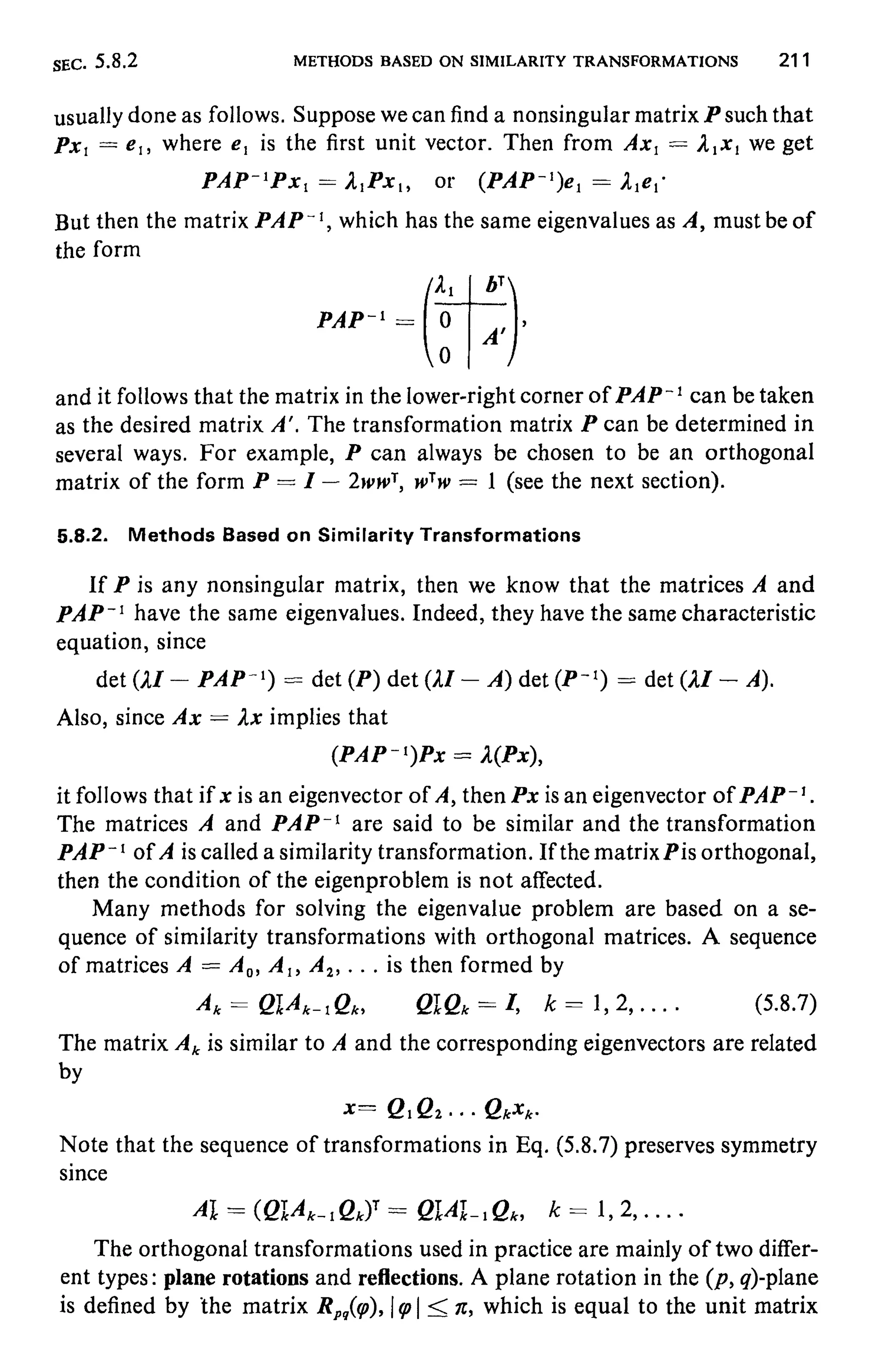 Numerical methods