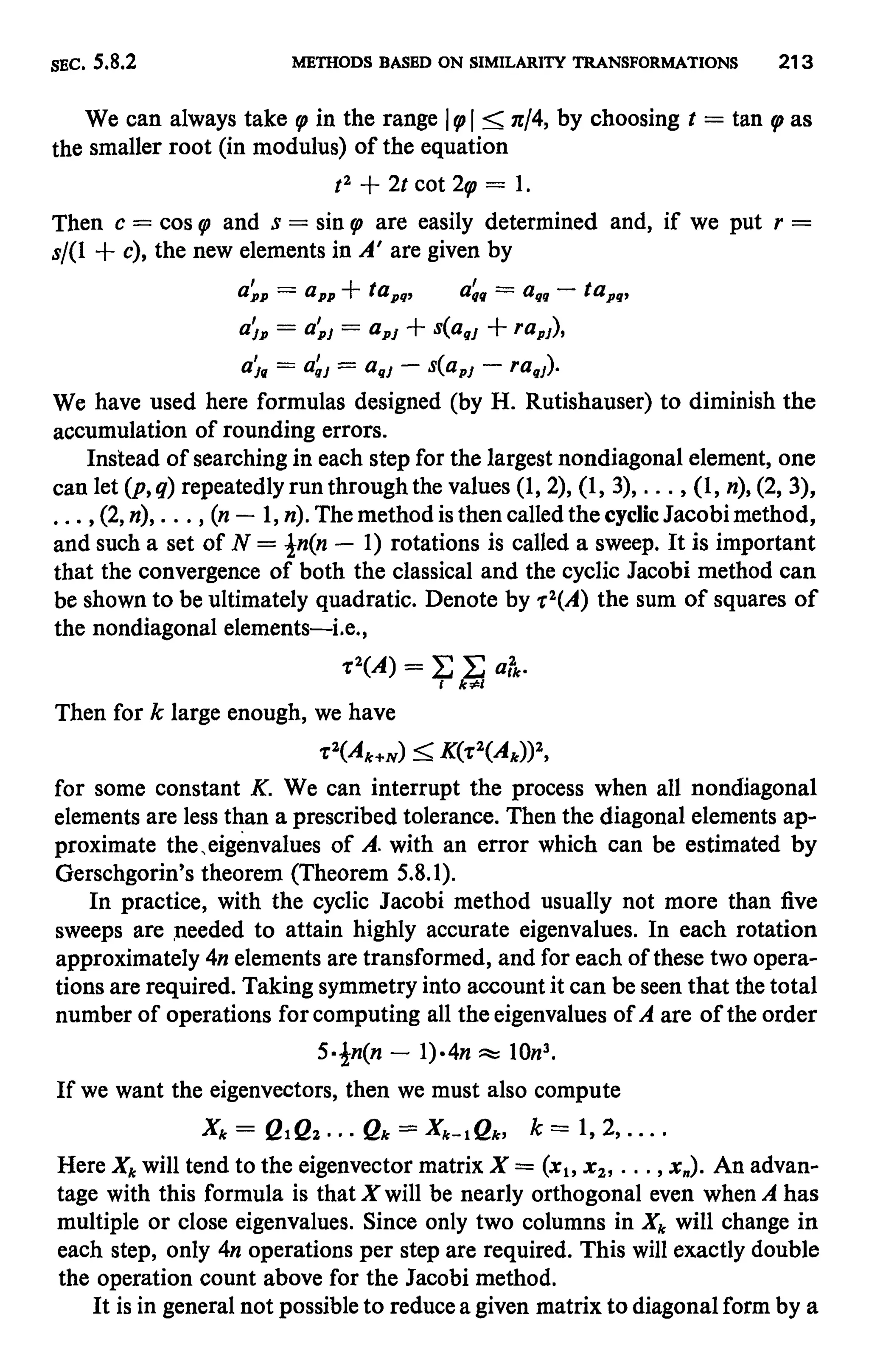 Numerical methods