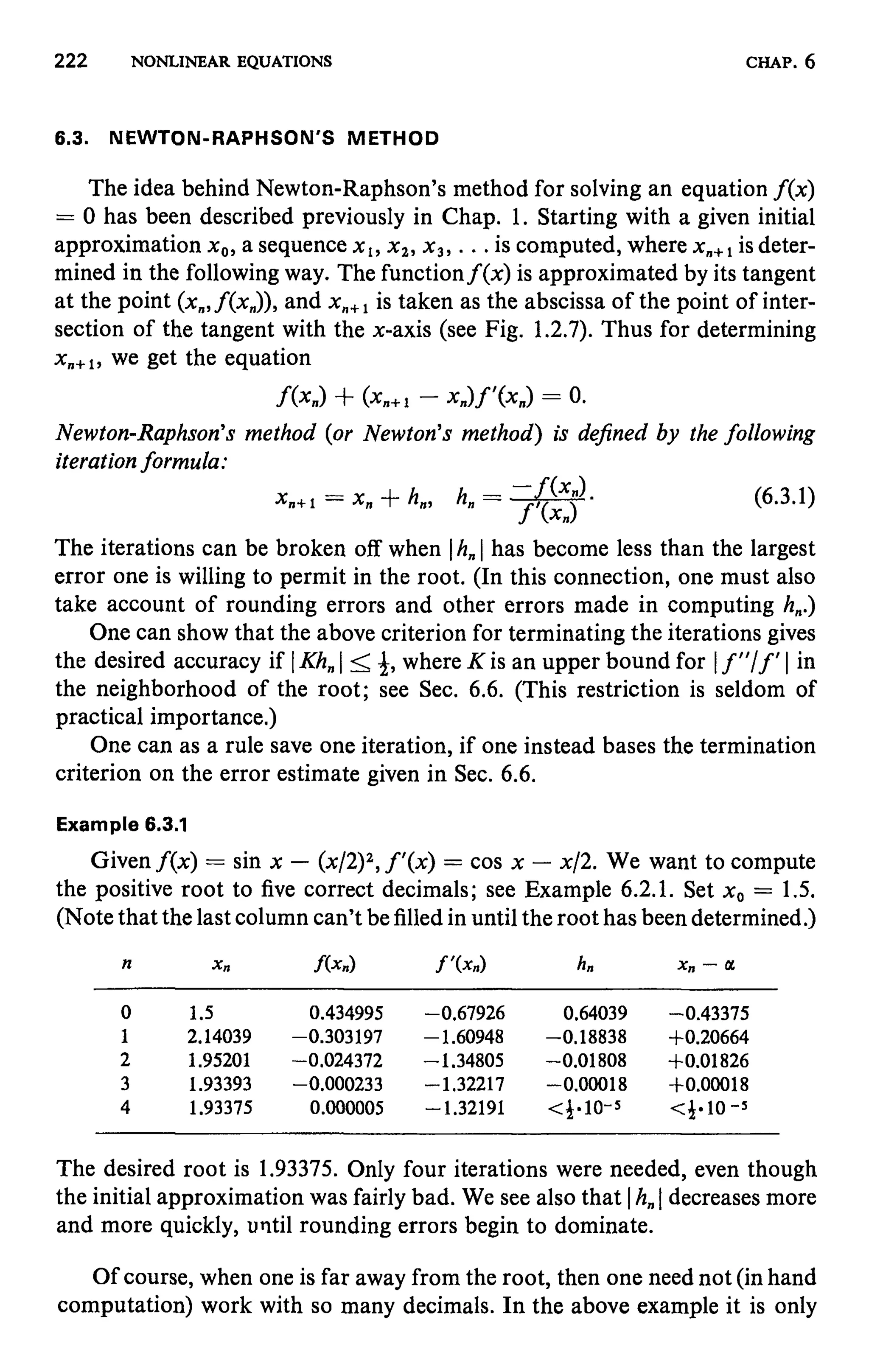 Numerical methods