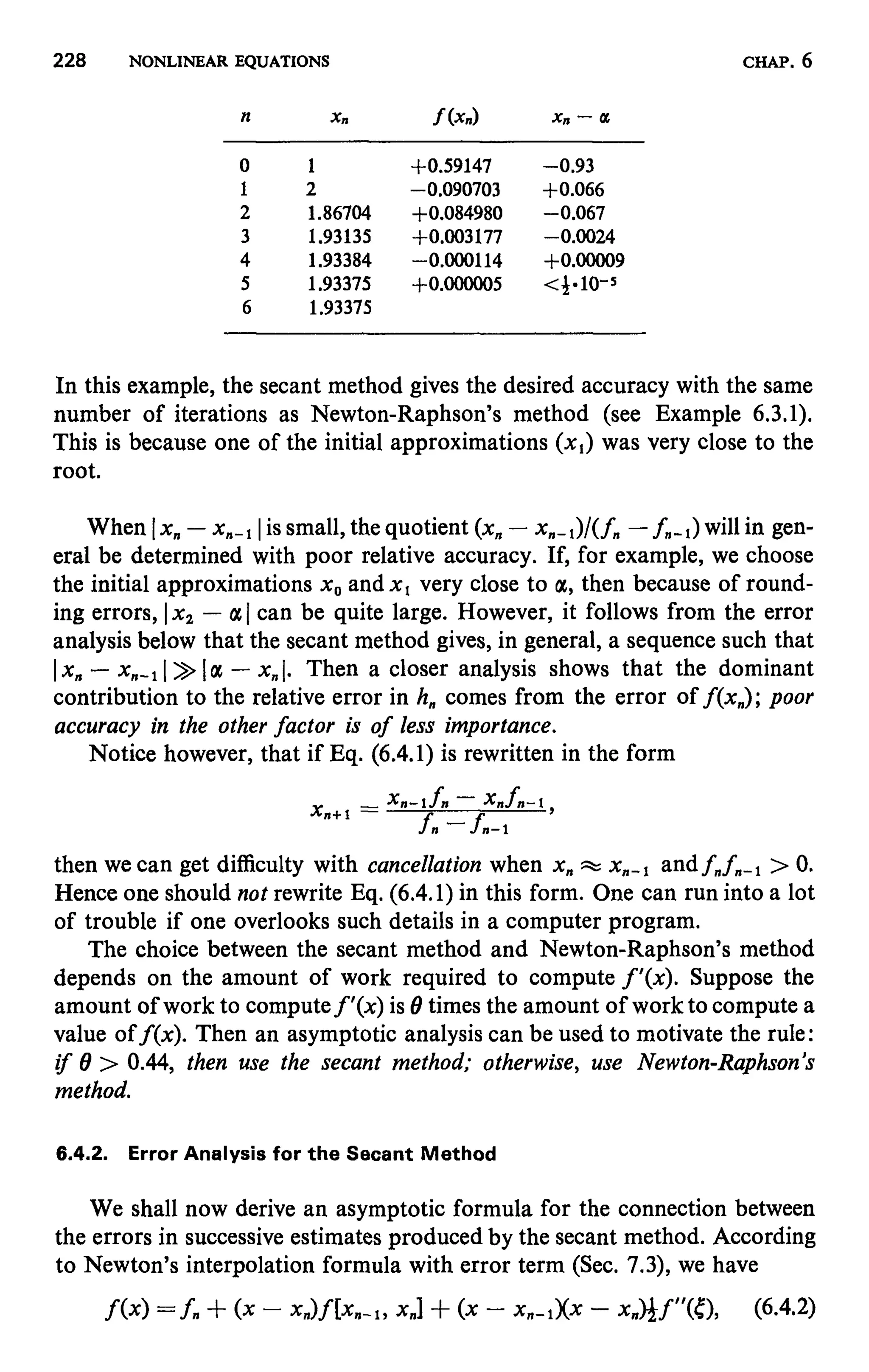 Numerical methods