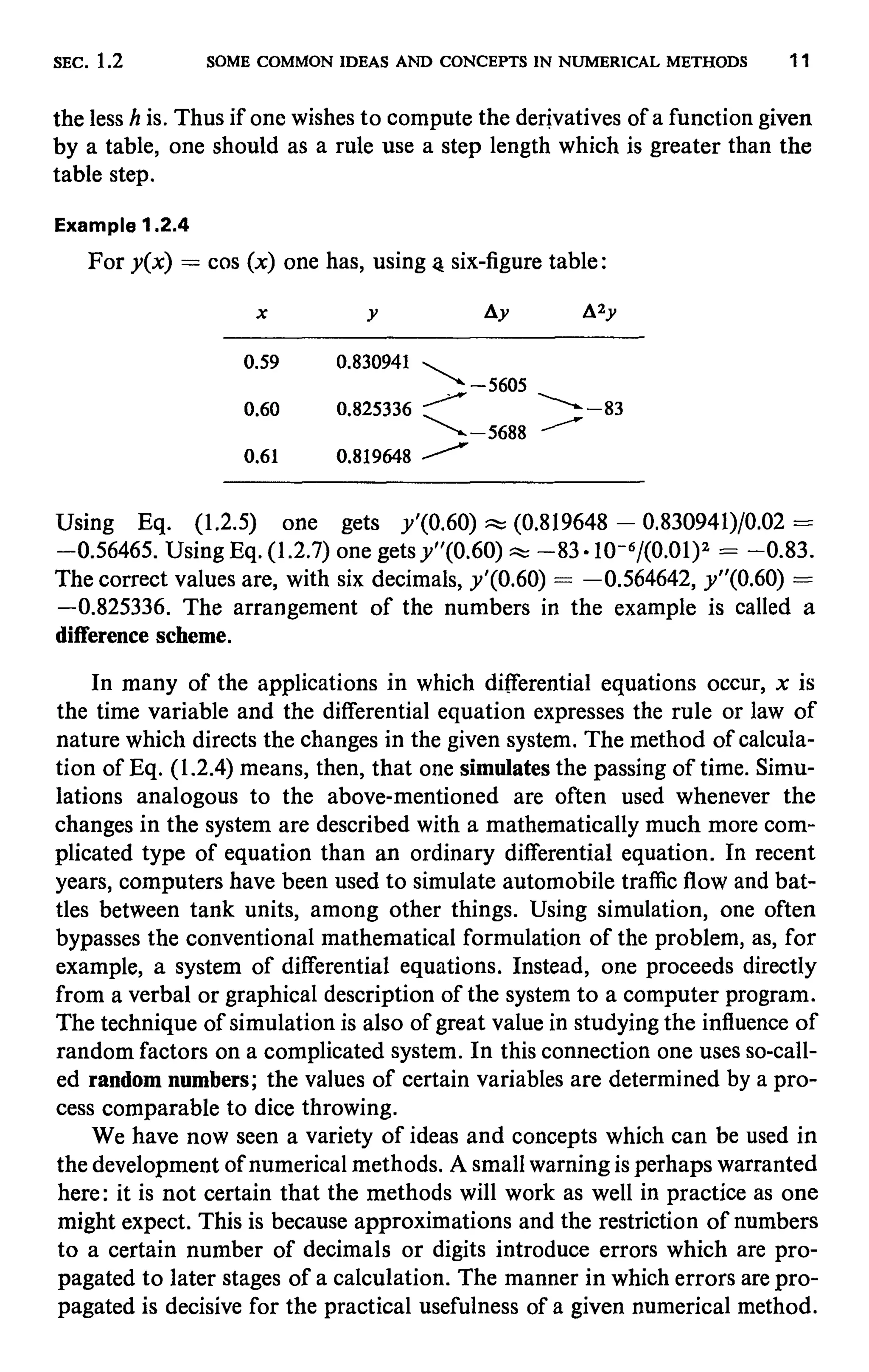 Numerical methods