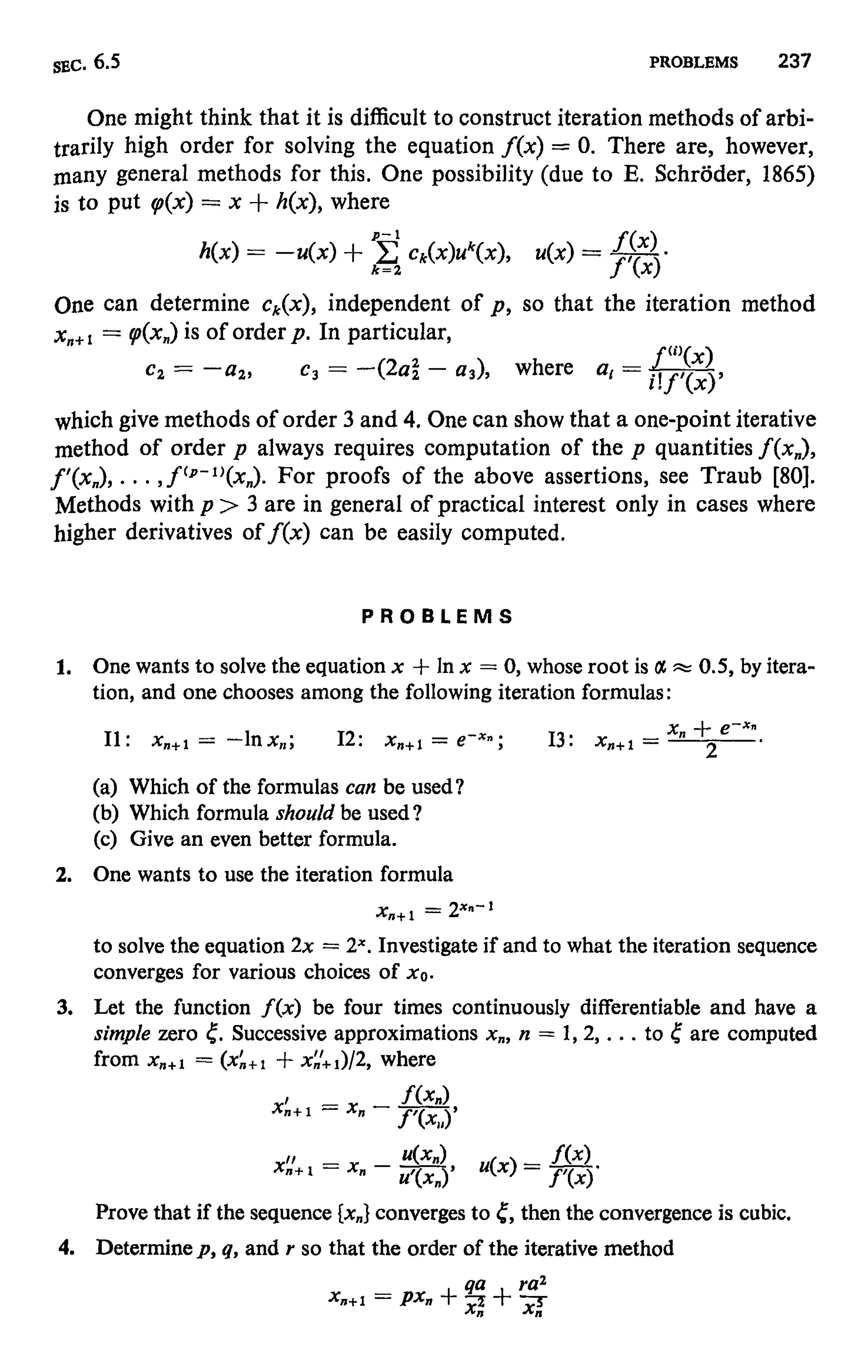 Numerical methods