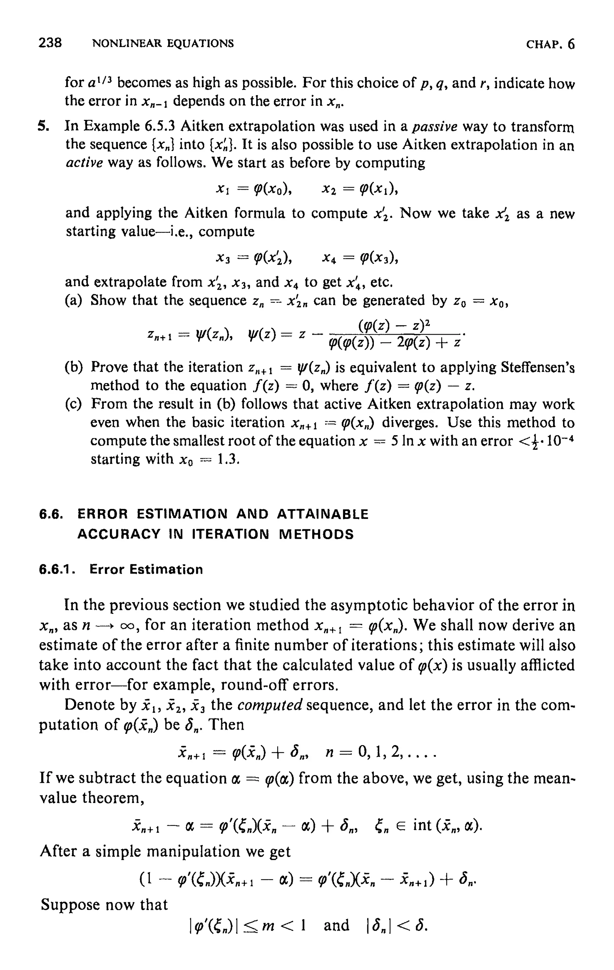 Numerical methods