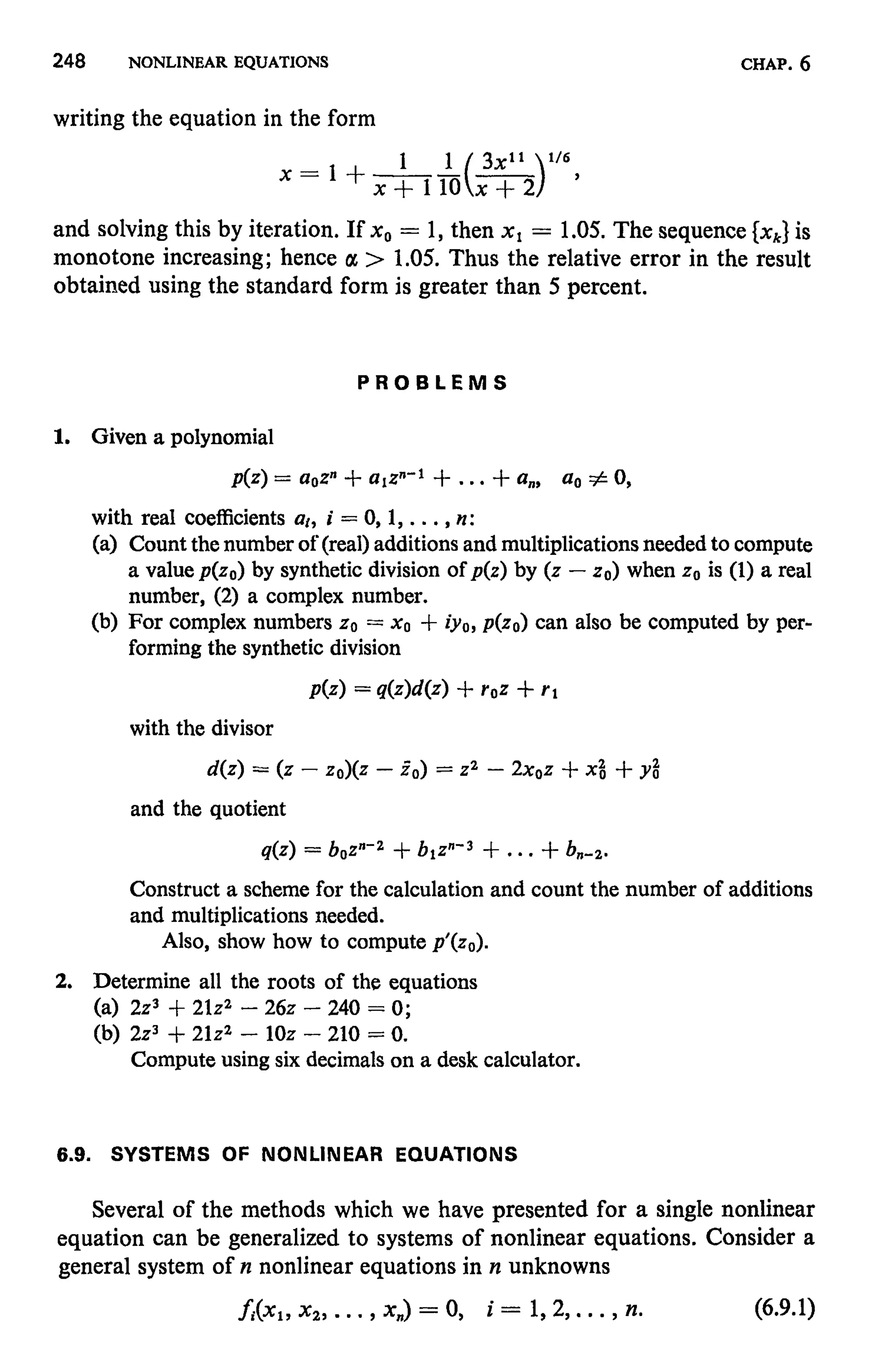 Numerical methods
