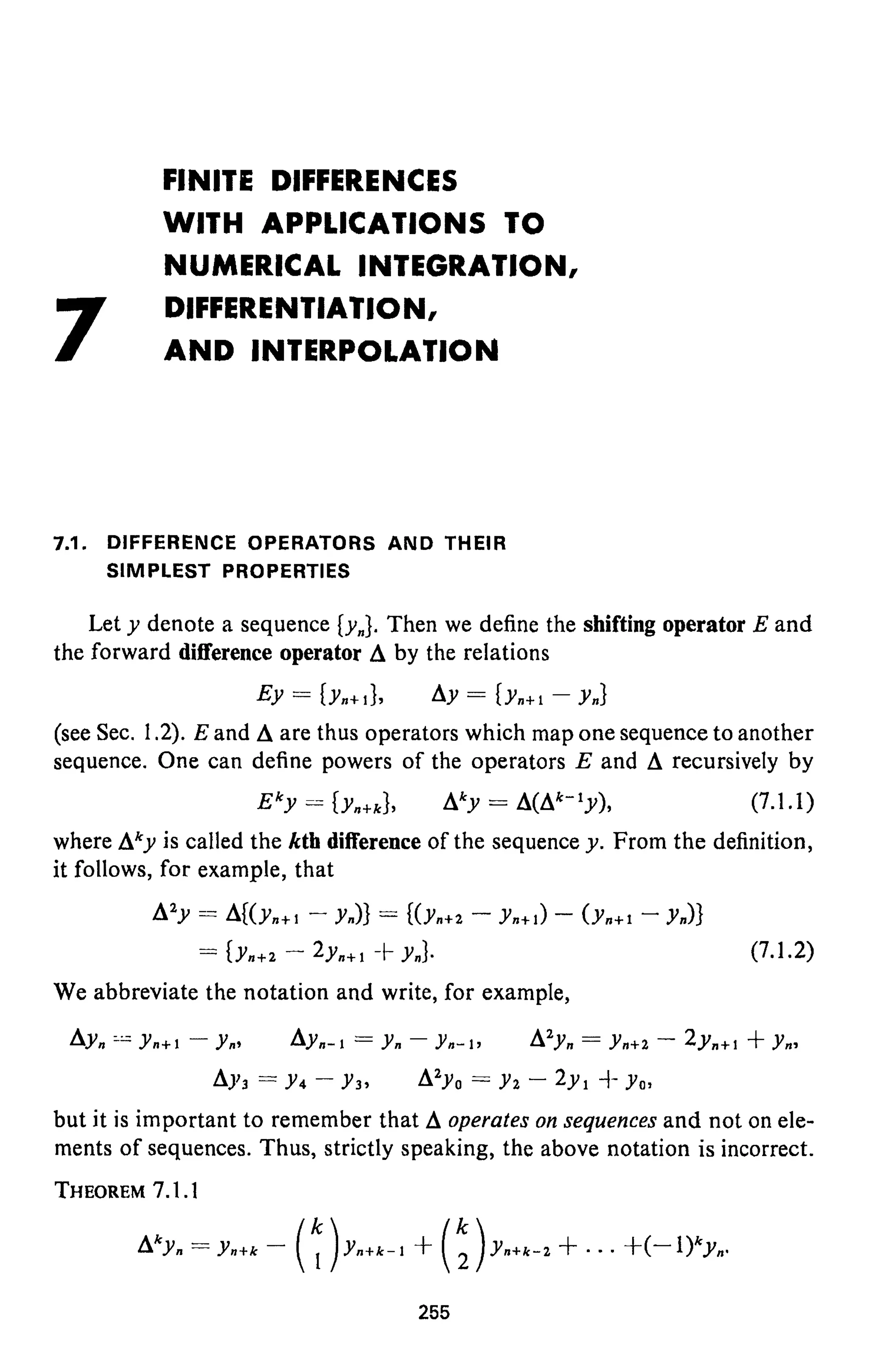Numerical methods